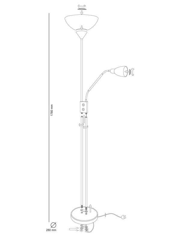Lámpara de suelo barata