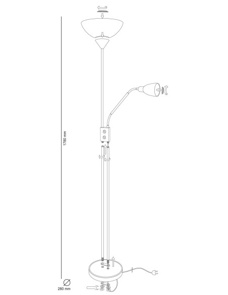 Lámpara de suelo barata