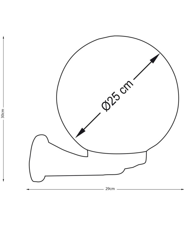 Luminaria de Pared Jardín