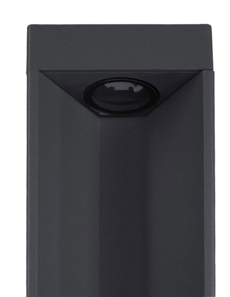 Baliza de suelo aluminio y cristal