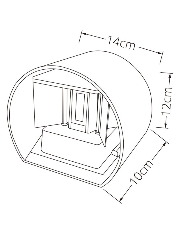 Aplique Led con Solapa para Orientar...