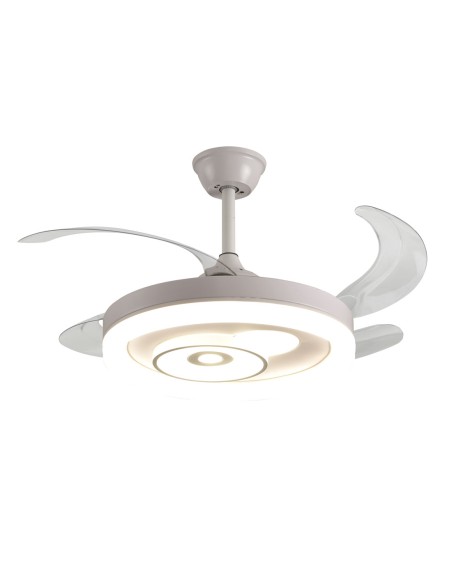 Ventilador retráctil luces decorativas
