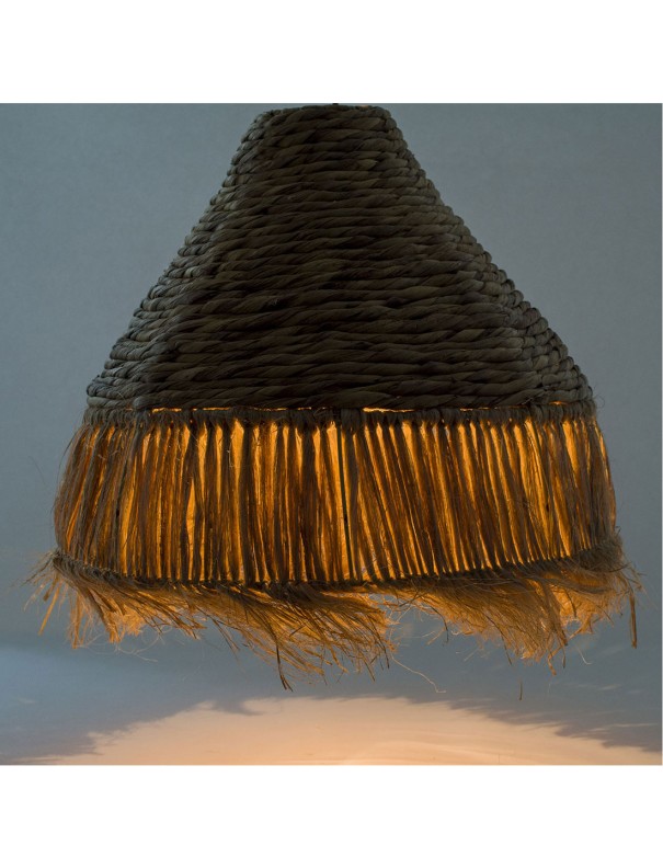 Oferta lámpara rattan gtande