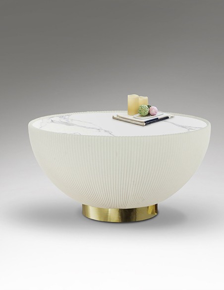 Oferta mesa Candy polipiel Blanca