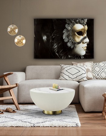 Mesa centro Candy blanca