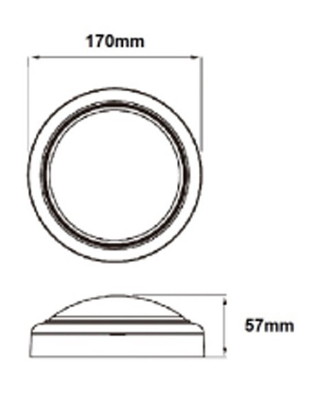 Oferta Plafones Exterior Led Circular