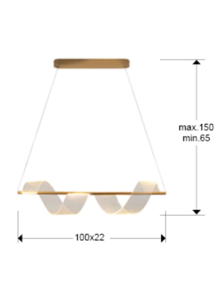 Lámpara Velas altura ajustable