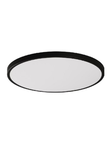 Plafón led superficie 18w-negro