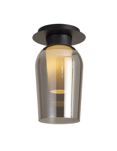 Plafón Nora negro/mármol