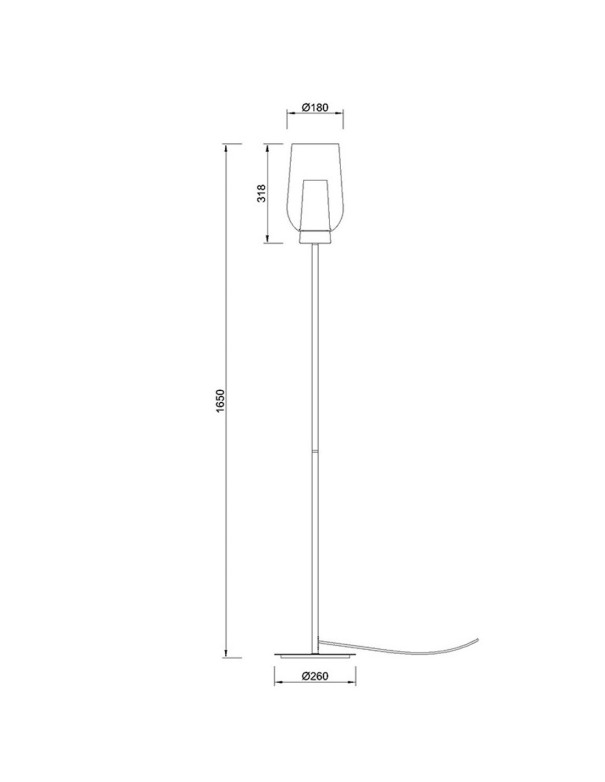 Oferta pie de salón Nora combinado blanco con madera