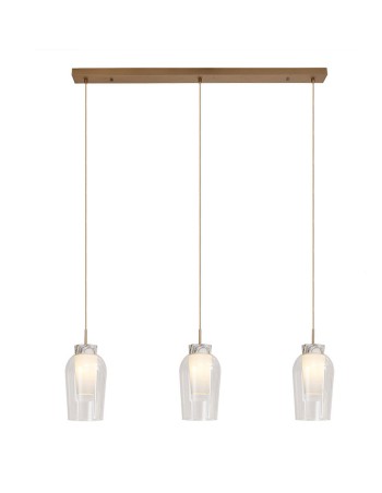 Lámpara suspensión Nora oro