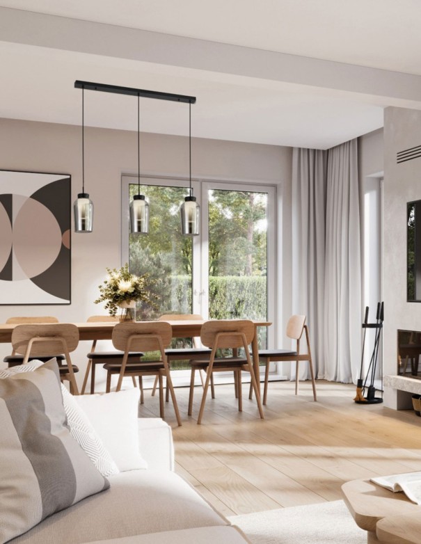 Lámpara lineal Nora 3 luces