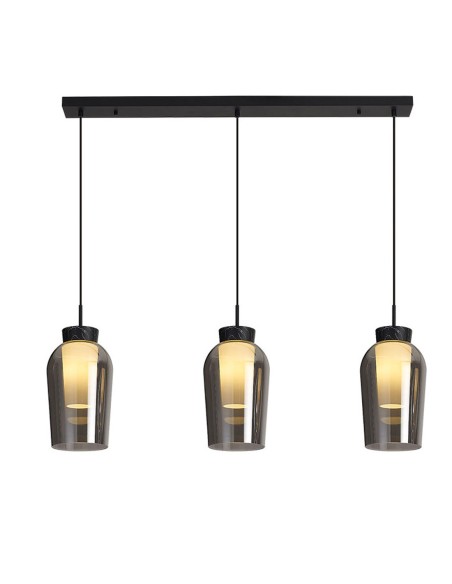 Oferta lámpara Nora alargada negra