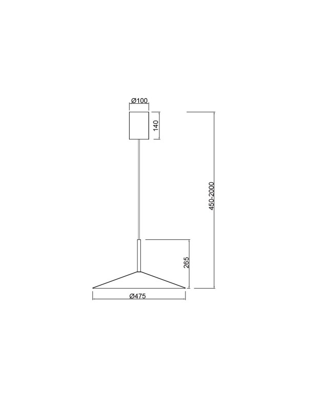 Calice Lámpara Colgante Mantra 47.5 CM