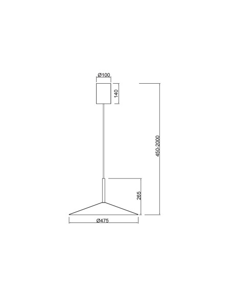 Calice Lámpara Colgante Mantra 47.5 CM