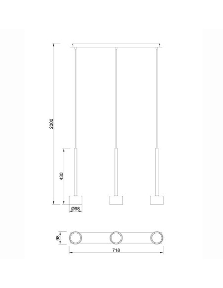 Lámpara para comedor Tonic oferta