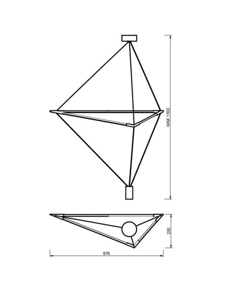 Lámpara de diseño Electra