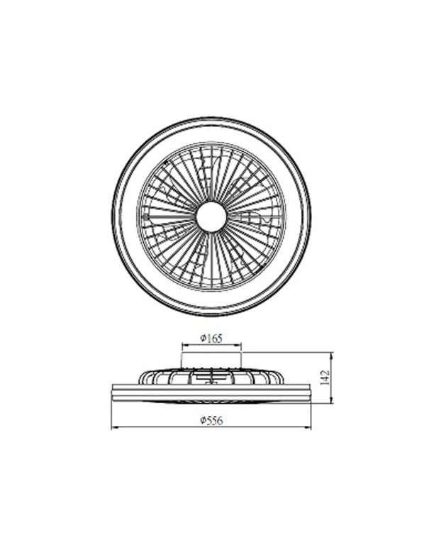 Oferta ventilador Gamer 60W negro