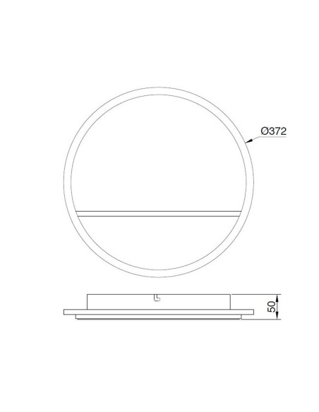 Aplique de pared 30w Mármol