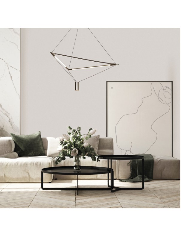 Lámpara Electra Cromo Mantra