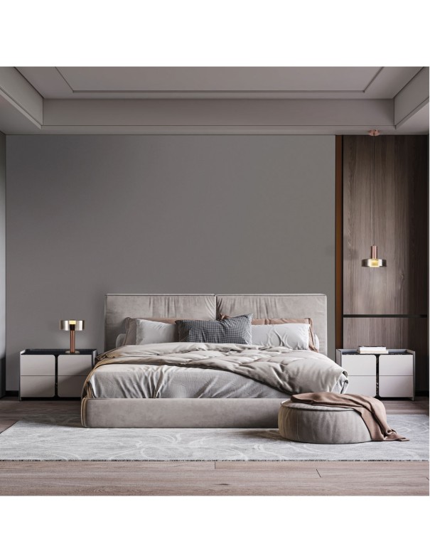 Lámpara de Mesa Gin Negro, Oro y...