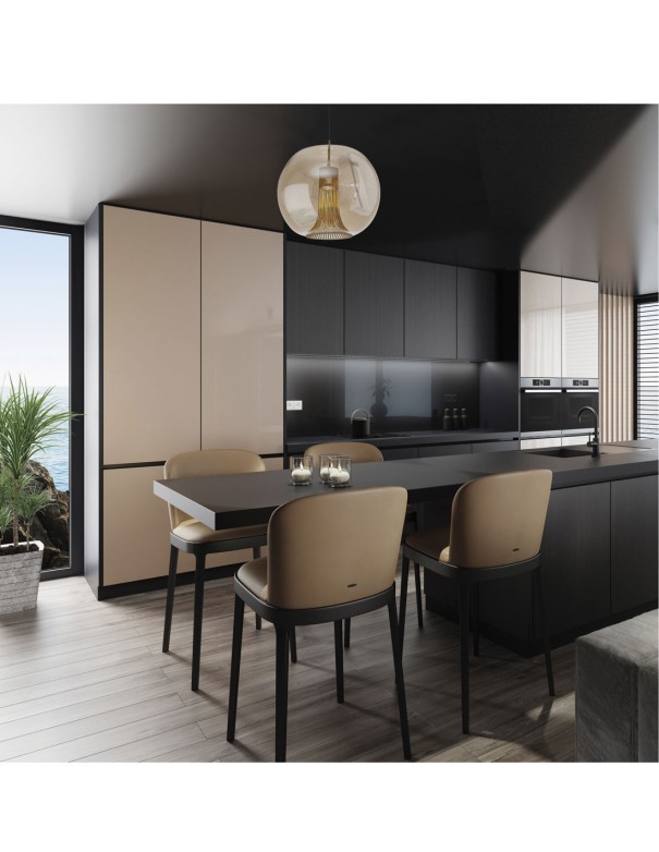 Lámpara Cristal Mantra Kriss Bronce