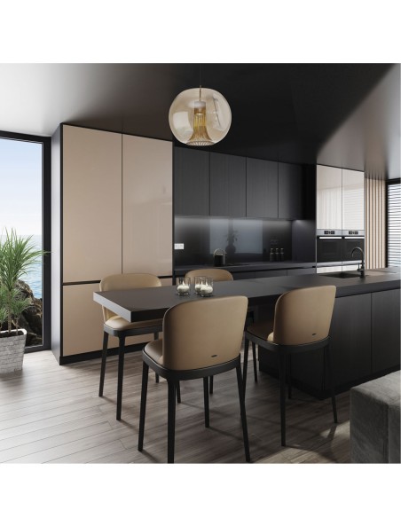 Lámpara Cristal Mantra Kriss Bronce