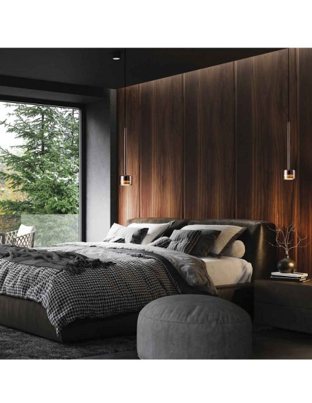 Lámpara Colgante 1 Luz Tonic 4 Acabados