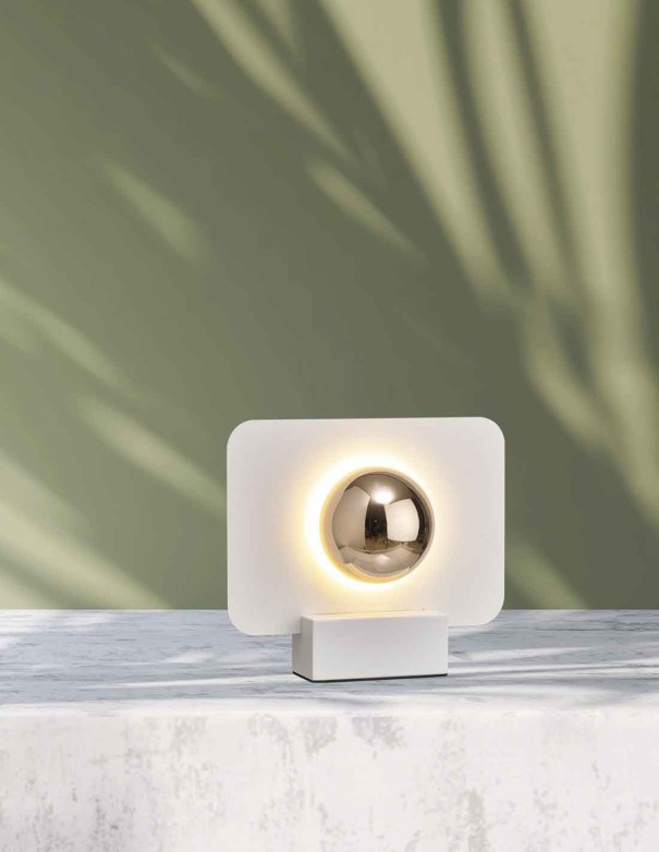 Lámpara de mesa Alba Blanca