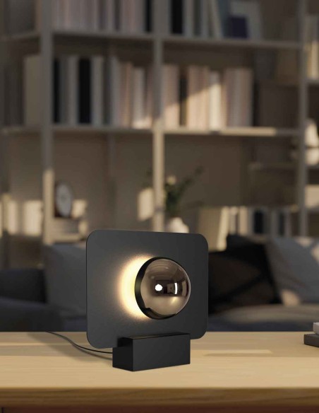 Lámpara sobremesa Alba Negro