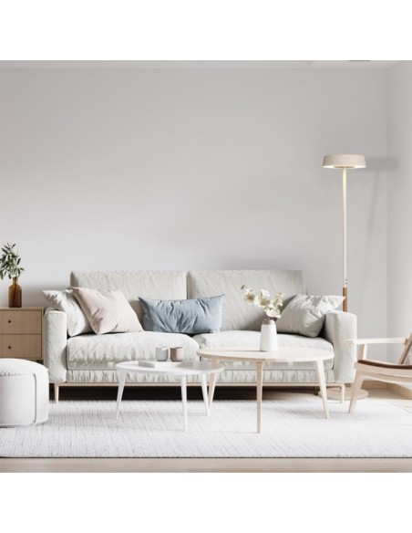 Pie de salón luz dimable