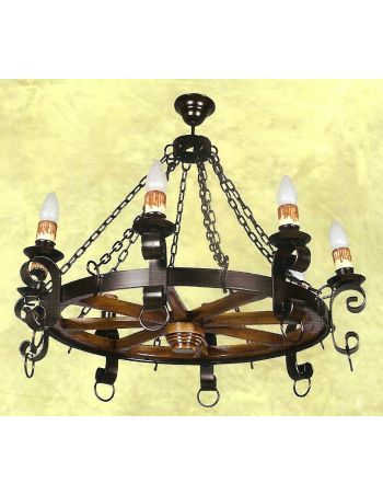 Lámpara 8 luces fabriluz