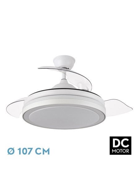 Ventilador retráctil blanco barato