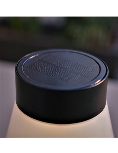 Lámpara Mesa Exterior Solar+USB con Tirador