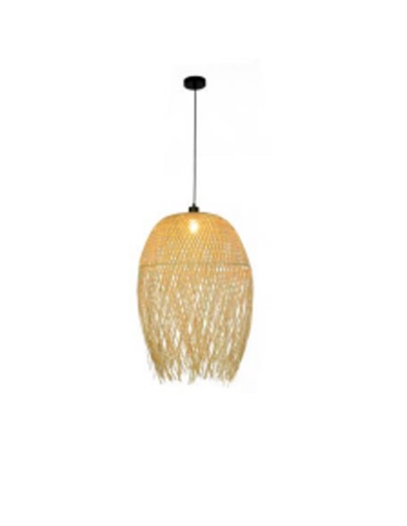 Lámpara alargada rattan
