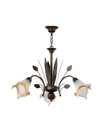 Lámpara Hierro Marrón...