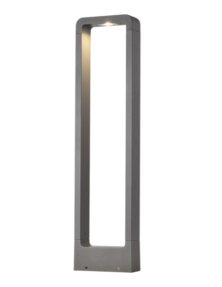 Bolardo decorativo jardín