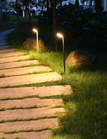 Bolardo 6W Gris Antracita para Exterior