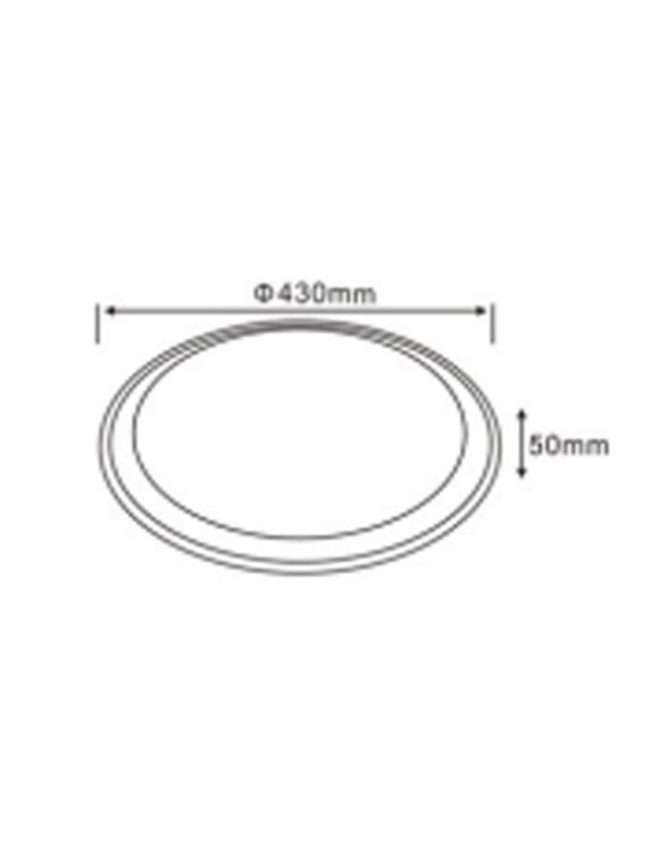 Plafón led con mando barato