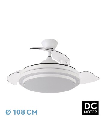 Ventilador Fabrilamp Ibe blanco