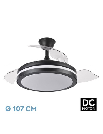 Ventilador de techo Esparta negro