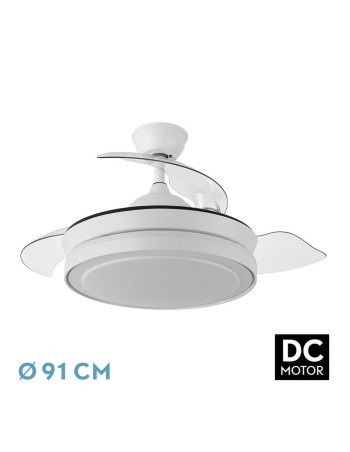 Ventilador Esparta 91cm Blanco