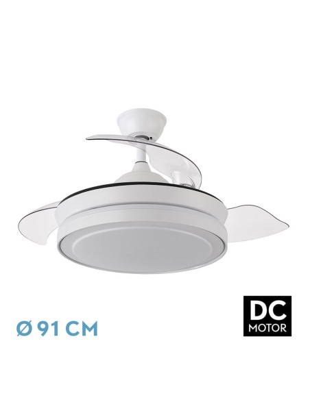 Ventilador Esparta 91cm Blanco