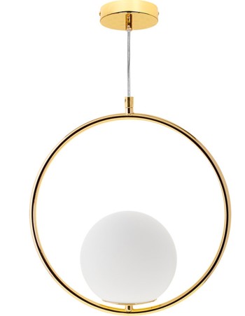 Lámpara Aimee circular oro
