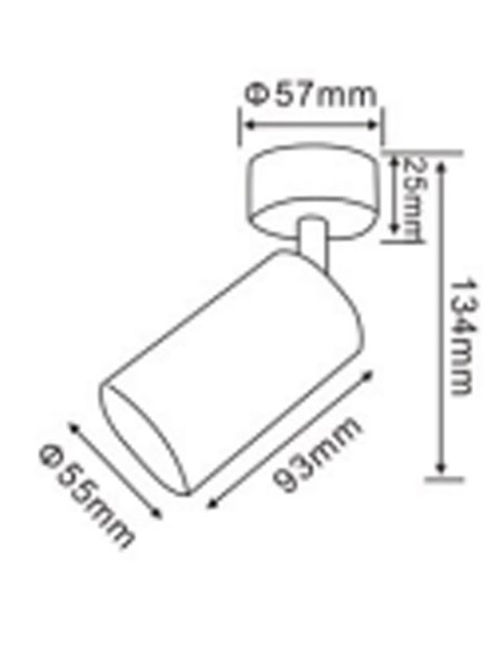 Foco cilindro económico