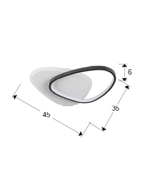 Romo Plafón-Aplique de Schuller