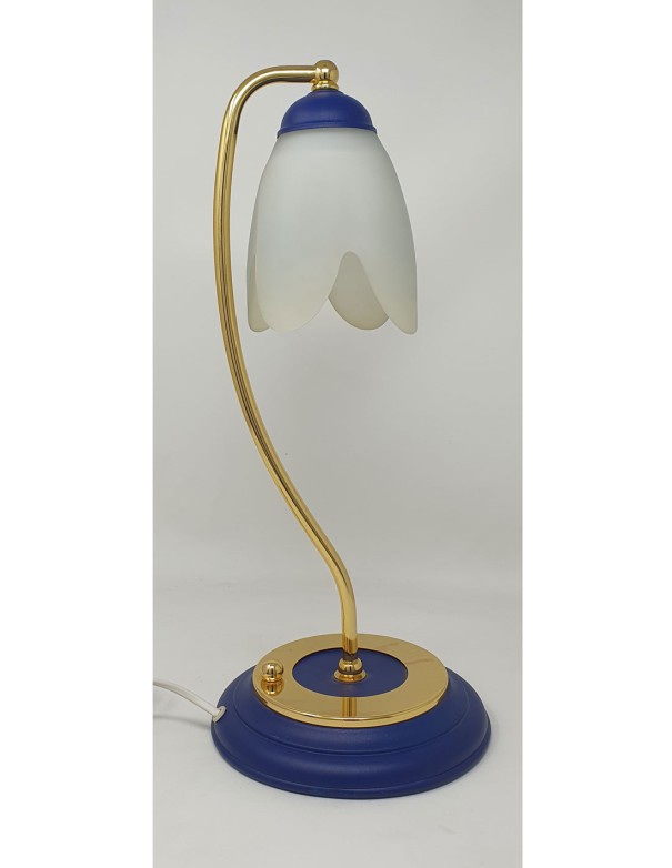 Lámpara de Sobremesa Azul Oro