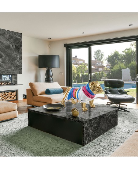 Taison figura perro oro colores