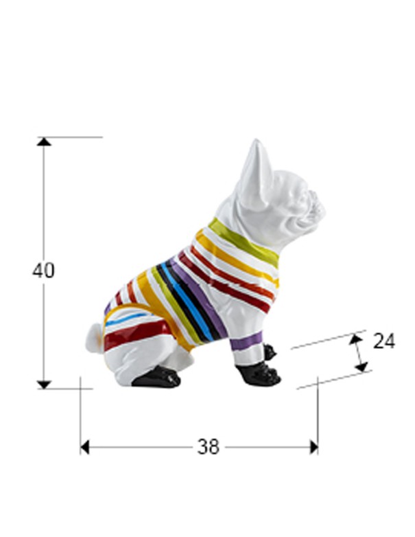 Figura resina color barata