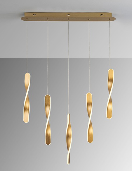 Twist lámpara de mesa alargada barata